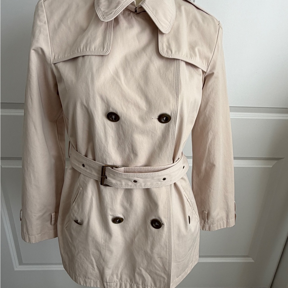 Worthington Short Trench Coat Size Small